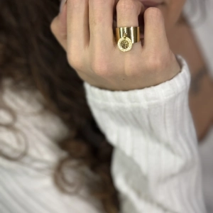 Bague Arbre de vie doré