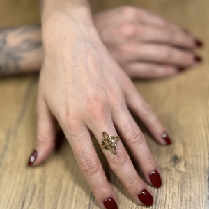 Bague Nœud de sorcière doré