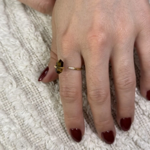 Bague Œil de tigre argent 925