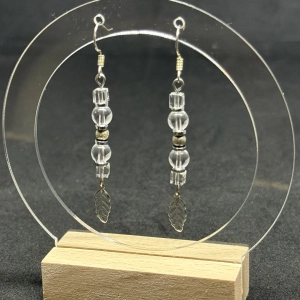 Boucle pendante Cristal de roche