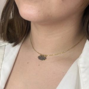 Collier doré Labradorite