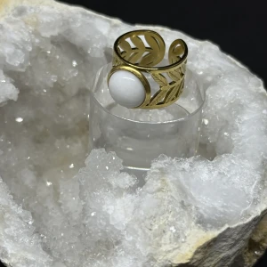 Bague « Agate blanche »