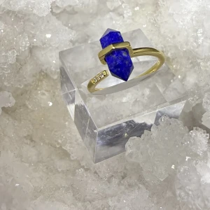 Bague pointe argent 925 « Lapis Lazuli »