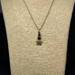 Collier Papillon « Onyx »