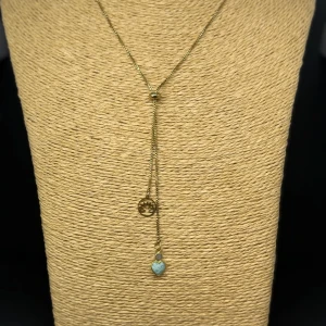 Collier Lotus « Amazonite et Labradorite »